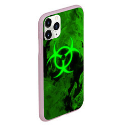 Чехол iPhone 11 Pro матовый BIOHAZARD, цвет: 3D-розовый — фото 2