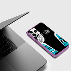 Чехол iPhone 11 Pro матовый ВВС России Камуфляж, цвет: 3D-фиолетовый — фото 2