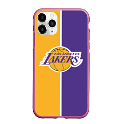 Чехол iPhone 11 Pro матовый LA LAKERS