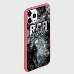 Чехол iPhone 11 Pro матовый ВДВ, цвет: 3D-малиновый — фото 2