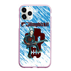 Чехол iPhone 11 Pro матовый LIMP BIZKIT, цвет: 3D-розовый