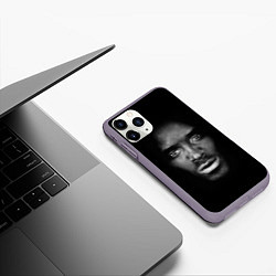 Чехол iPhone 11 Pro матовый KOBE BRYANT, цвет: 3D-серый — фото 2