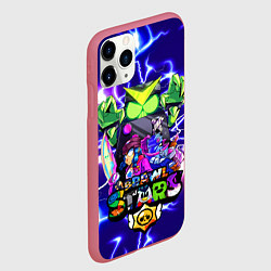 Чехол iPhone 11 Pro матовый BRAWL STARS, цвет: 3D-малиновый — фото 2