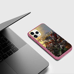 Чехол iPhone 11 Pro матовый Heroes of Might and Magic, цвет: 3D-малиновый — фото 2