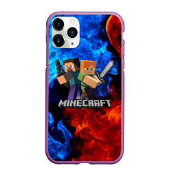 Чехол iPhone 11 Pro матовый MINECRAFT