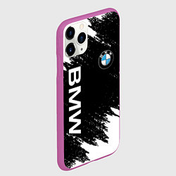 Чехол iPhone 11 Pro матовый BMW, цвет: 3D-фиолетовый — фото 2