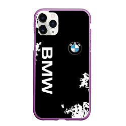 Чехол iPhone 11 Pro матовый BMW, цвет: 3D-фиолетовый