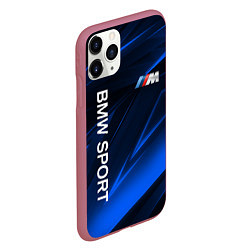 Чехол iPhone 11 Pro матовый BMW БМВ, цвет: 3D-малиновый — фото 2