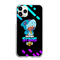 Чехол iPhone 11 Pro матовый BRAWL STARS LEON, цвет: 3D-белый