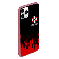 Чехол iPhone 11 Pro матовый UMBRELLA CORPORATION, цвет: 3D-малиновый — фото 2