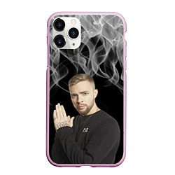 Чехол iPhone 11 Pro матовый Егор Крид, цвет: 3D-розовый