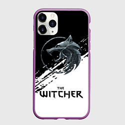 Чехол iPhone 11 Pro матовый THE WITCHER, цвет: 3D-фиолетовый