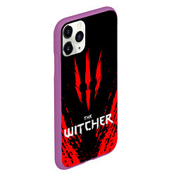 Чехол iPhone 11 Pro матовый THE WITCHER, цвет: 3D-фиолетовый — фото 2