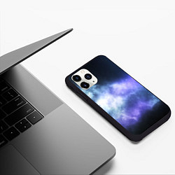 Чехол iPhone 11 Pro матовый ГОЛУБОЕ НЕБО, цвет: 3D-черный — фото 2