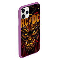 Чехол iPhone 11 Pro матовый ACDC, цвет: 3D-фиолетовый — фото 2