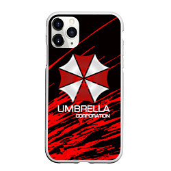 Чехол iPhone 11 Pro матовый UMBRELLA CORP, цвет: 3D-белый