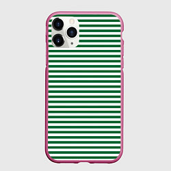 Чехол iPhone 11 Pro матовый Тельняшка пограничных войск