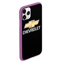 Чехол iPhone 11 Pro матовый CHEVROLET, цвет: 3D-фиолетовый — фото 2