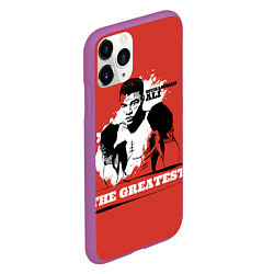 Чехол iPhone 11 Pro матовый The Greatest, цвет: 3D-фиолетовый — фото 2