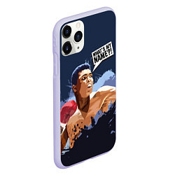 Чехол iPhone 11 Pro матовый What's my NAME?!, цвет: 3D-светло-сиреневый — фото 2