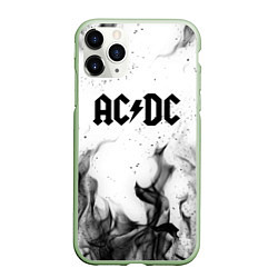 Чехол iPhone 11 Pro матовый ACDC, цвет: 3D-салатовый