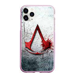 Чехол iPhone 11 Pro матовый Assassins Creed, цвет: 3D-розовый