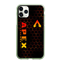 Чехол iPhone 11 Pro матовый APEX LEGENDS, цвет: 3D-салатовый