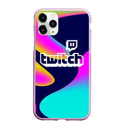 Чехол iPhone 11 Pro матовый TWITCH, цвет: 3D-розовый