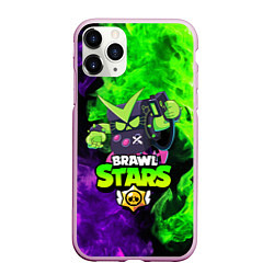 Чехол iPhone 11 Pro матовый BRAWL STARS VIRUS 8-BIT, цвет: 3D-розовый