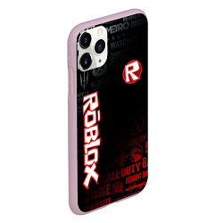 Чехол iPhone 11 Pro матовый ROBLOX, цвет: 3D-розовый — фото 2