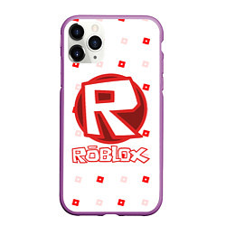 Чехол iPhone 11 Pro матовый ROBLOX, цвет: 3D-фиолетовый