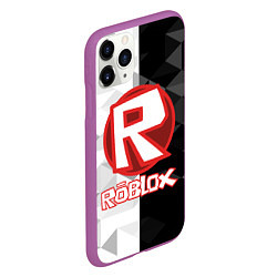 Чехол iPhone 11 Pro матовый ROBLOX, цвет: 3D-фиолетовый — фото 2