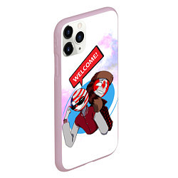 Чехол iPhone 11 Pro матовый Country Humans, цвет: 3D-розовый — фото 2