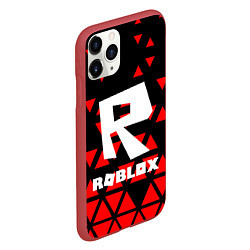 Чехол iPhone 11 Pro матовый Roblox, цвет: 3D-красный — фото 2