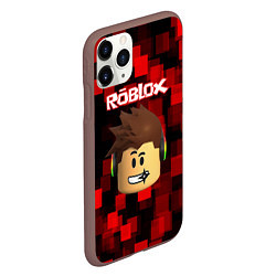 Чехол iPhone 11 Pro матовый ROBLOX, цвет: 3D-коричневый — фото 2