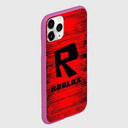 Чехол iPhone 11 Pro матовый Roblox, цвет: 3D-фиолетовый — фото 2