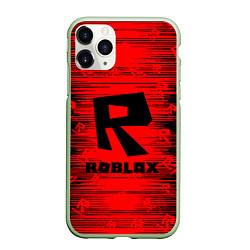 Чехол iPhone 11 Pro матовый Roblox, цвет: 3D-салатовый