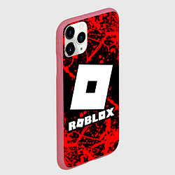 Чехол iPhone 11 Pro матовый Roblox, цвет: 3D-малиновый — фото 2