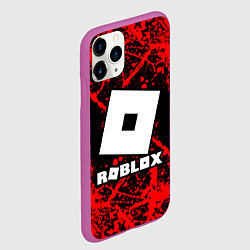 Чехол iPhone 11 Pro матовый Roblox, цвет: 3D-фиолетовый — фото 2