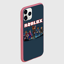 Чехол iPhone 11 Pro матовый ROBLOX, цвет: 3D-малиновый — фото 2