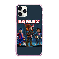 Чехол iPhone 11 Pro матовый ROBLOX, цвет: 3D-розовый