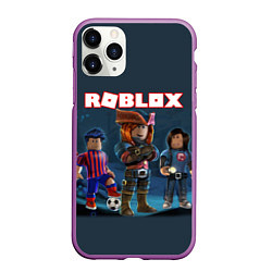 Чехол iPhone 11 Pro матовый ROBLOX, цвет: 3D-фиолетовый