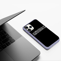 Чехол iPhone 11 Pro матовый Roblox, цвет: 3D-светло-сиреневый — фото 2