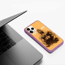 Чехол iPhone 11 Pro матовый Iron Mike, цвет: 3D-фиолетовый — фото 2