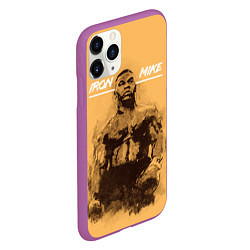 Чехол iPhone 11 Pro матовый Iron Mike, цвет: 3D-фиолетовый — фото 2