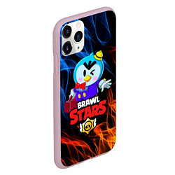 Чехол iPhone 11 Pro матовый BRAWL STARS MRP, цвет: 3D-розовый — фото 2