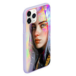 Чехол iPhone 11 Pro матовый Billie Pinky Wave, цвет: 3D-светло-сиреневый — фото 2