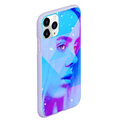 Чехол iPhone 11 Pro матовый Billie Blue Star, цвет: 3D-светло-сиреневый — фото 2