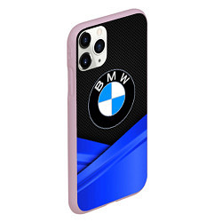 Чехол iPhone 11 Pro матовый BMW, цвет: 3D-розовый — фото 2