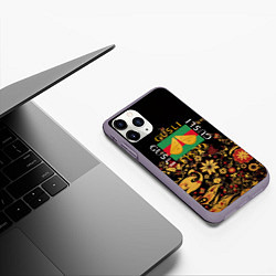 Чехол iPhone 11 Pro матовый GUSLI, цвет: 3D-серый — фото 2